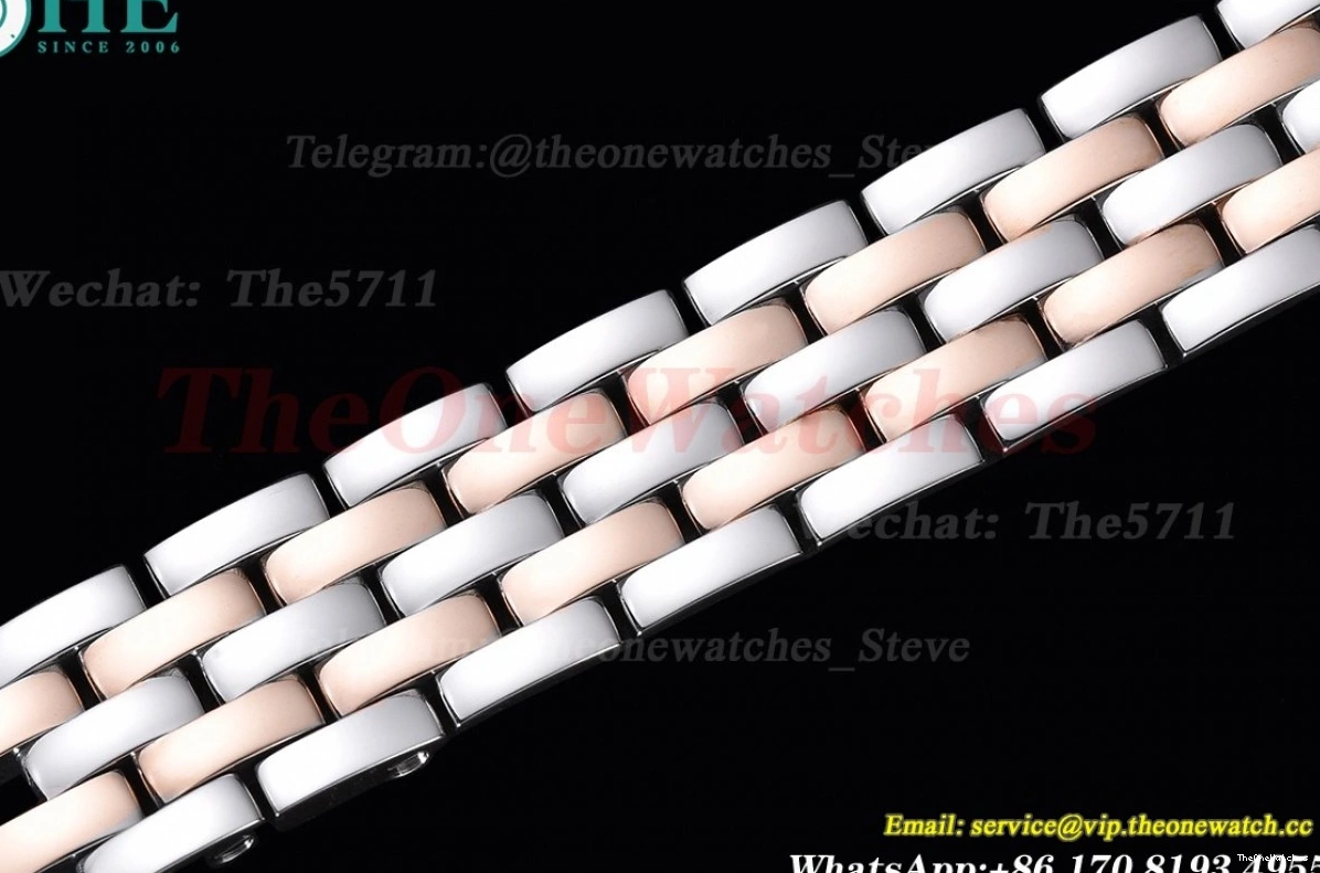 Secrete Ladies RG Dia 8848F Swiss White Panthere 22mm SS De Qtz Dial 0517